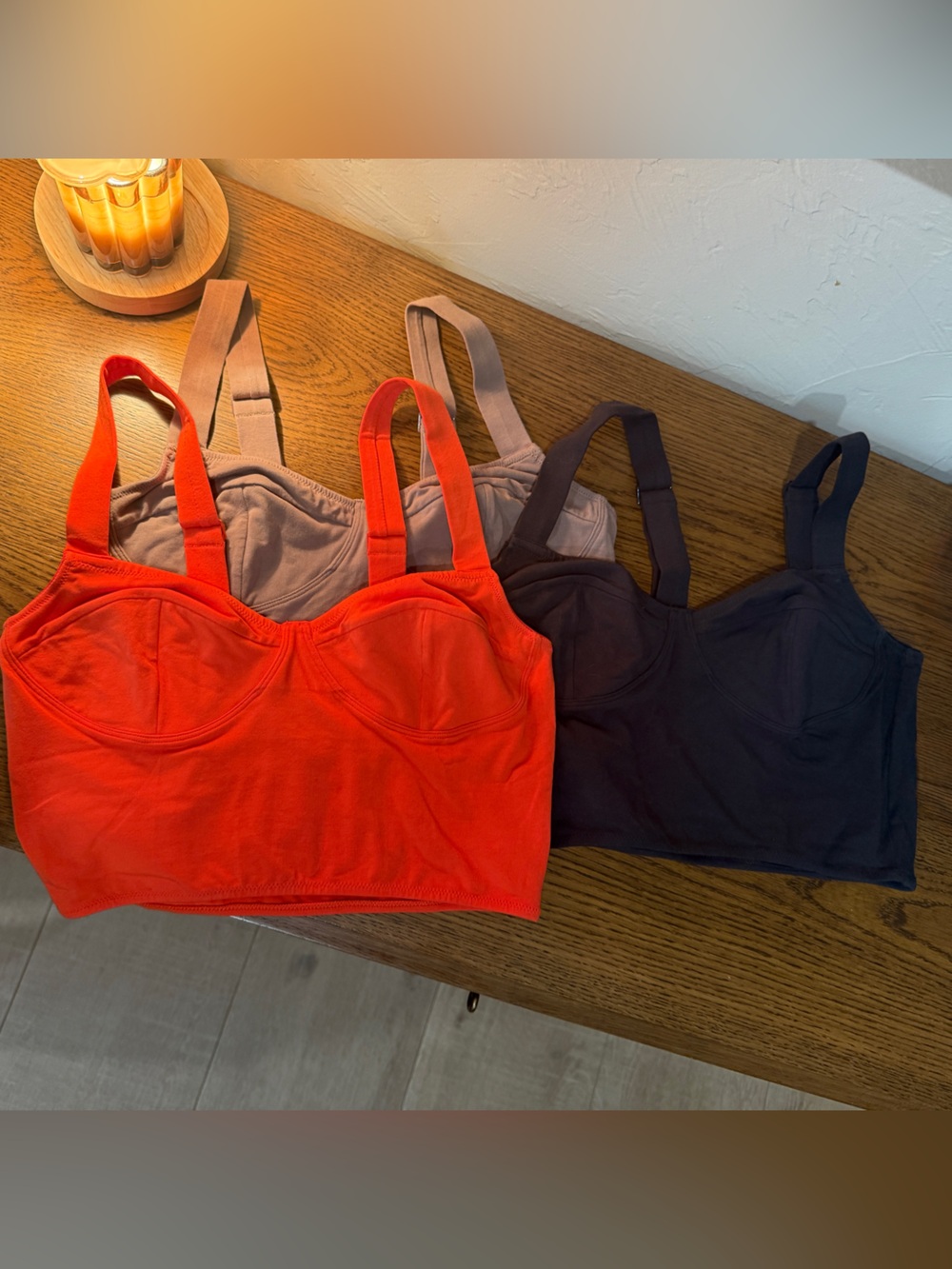 Set of 3 Organic Basics Corset Tank